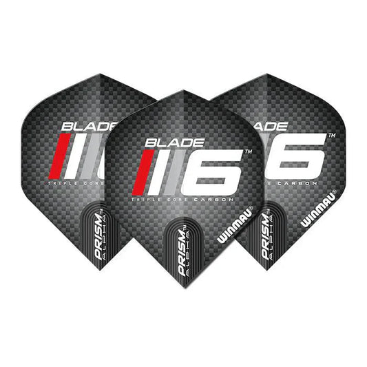 Prism Alpha Blade 6 Logo Flights | Winmau