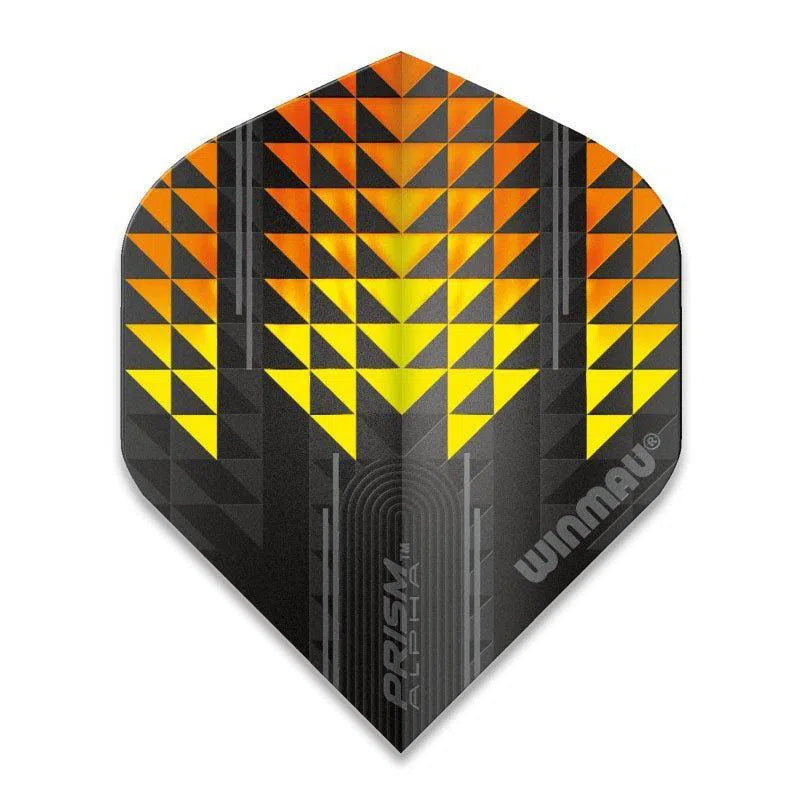 Prism Alpha Yellow & Orange Standard Flights | Winmau
