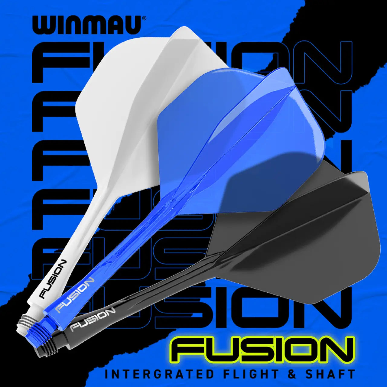 Fusion Integrated Flight & Shaft Blue | Winmau