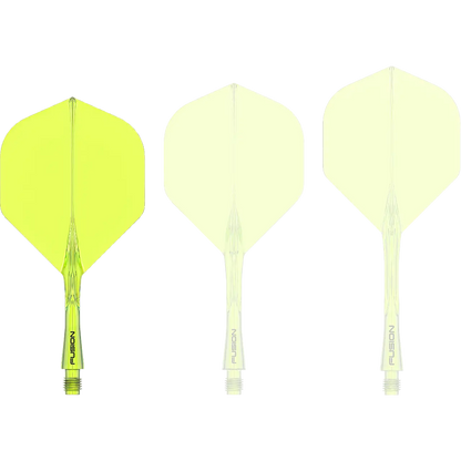 Fusion Integrated Flight & Shaft Yellow | Winmau