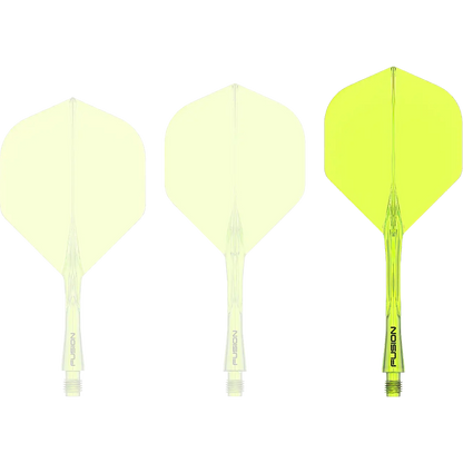 Fusion Integrated Flight & Shaft Yellow | Winmau