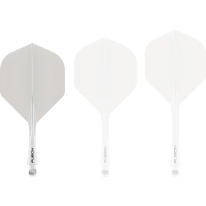 Fusion #2 Hedfan a Siafft Integredig Gwyn | Winmau
