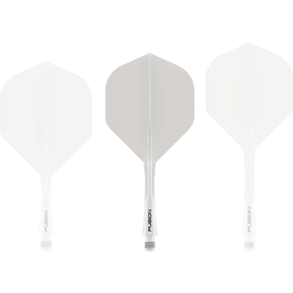Fusion #2 Hedfan a Siafft Integredig Gwyn | Winmau
