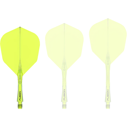 Fusion Integrated Flight & Shaft Yellow | Winmau