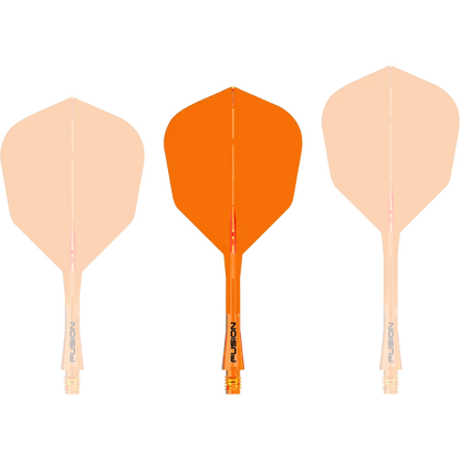 Fusion Integrated Flight & Shaft Orange | Winmau