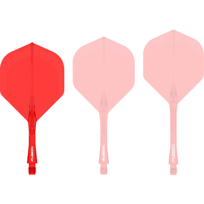 Fusion #2 Hedfan a Siafft Integredig Coch | Winmau