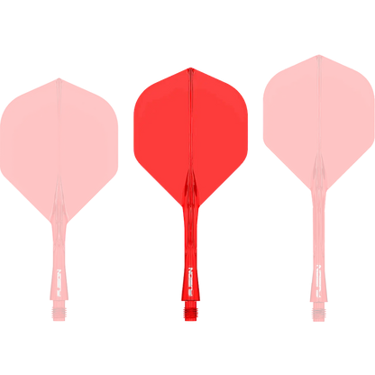 Fusion #2 Hedfan a Siafft Integredig Coch | Winmau