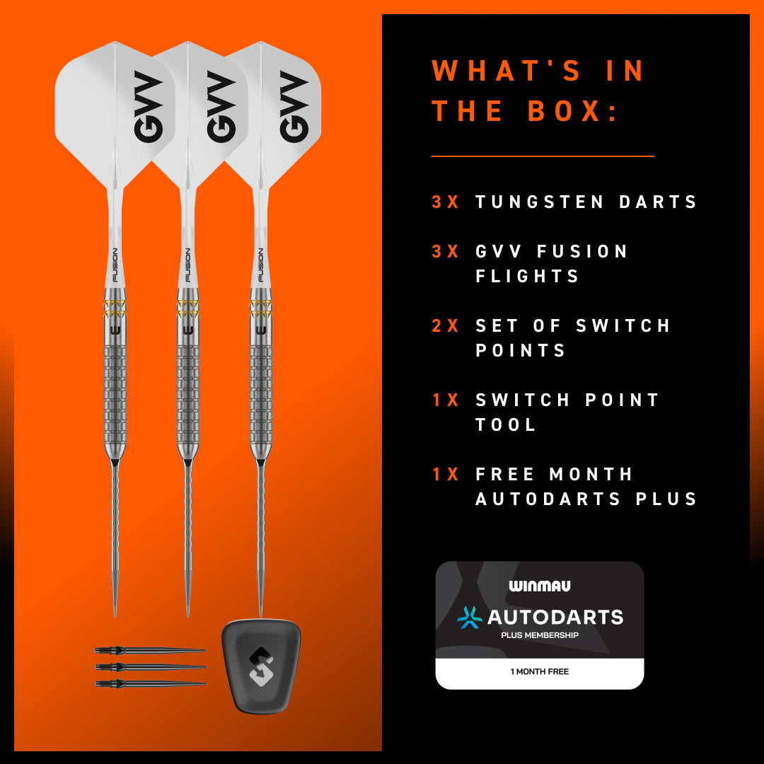 Gian van Veen W-Max Switch Point Darts | Winmau