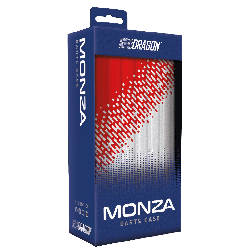 Monza Red & White Dart Case | Red Dragon