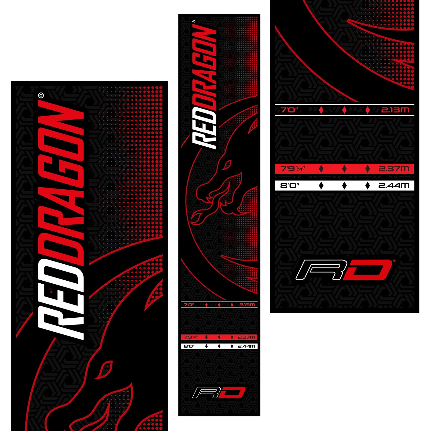 Soft Feel Dart Mat | Red Dragon