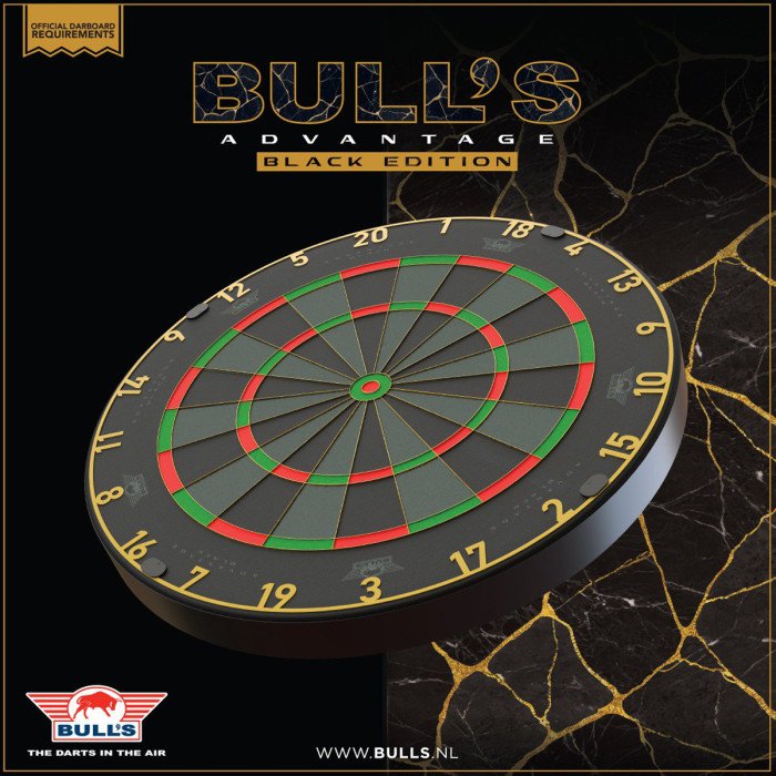 Advantage Dartboard Black Edition | Bulls NL