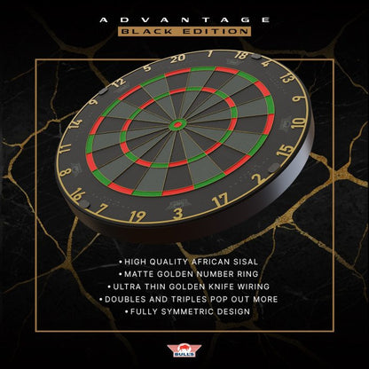 Advantage Dartboard Black Edition | Bulls NL