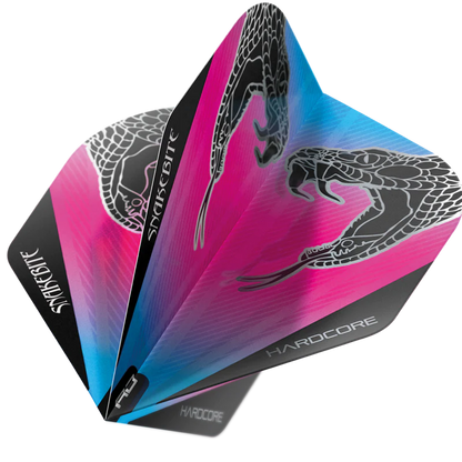 Peter Wright Snakebite Hardcore Standard Dart Flights | Red Dragon