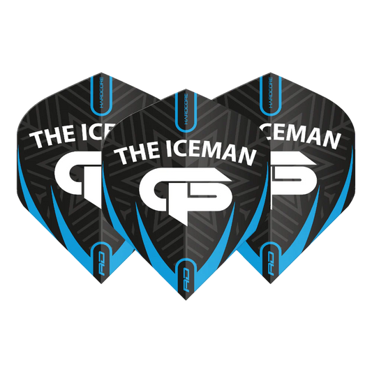 Gerwyn Price Black, White & Grey Logo Flights | Red Dragon