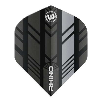 Black & Grey Rhino Standard Flights | Winmau