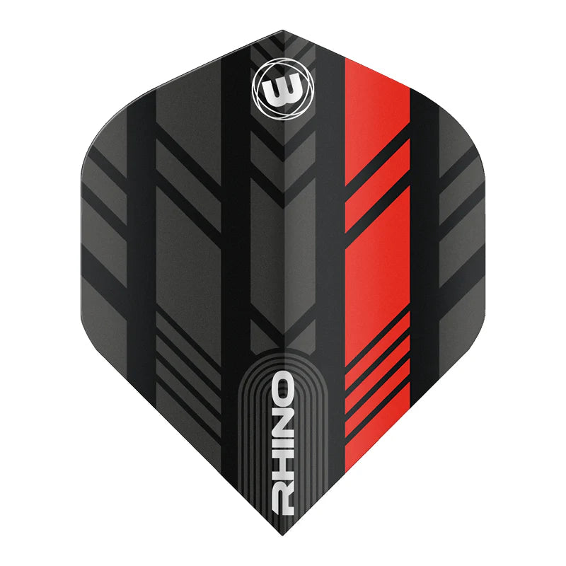 Black & Red Rhino Standard Flights | Winmau