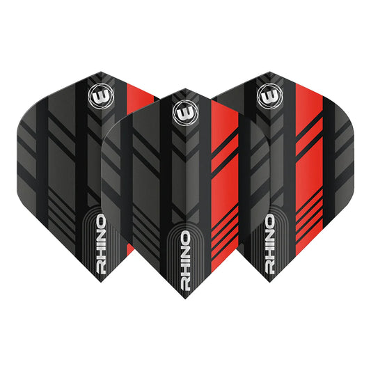 Black & Red Rhino Standard Flights | Winmau
