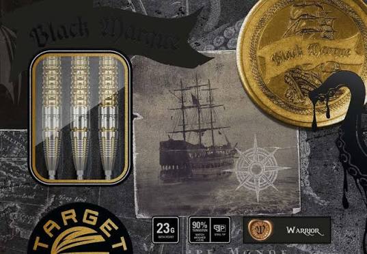 Black Marque Warrior SP Steel Tip Darts | Target Japan