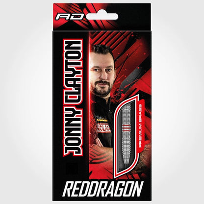 Jonny Clayton Brass Signature Edition Steel Tip Darts | Red Dragon