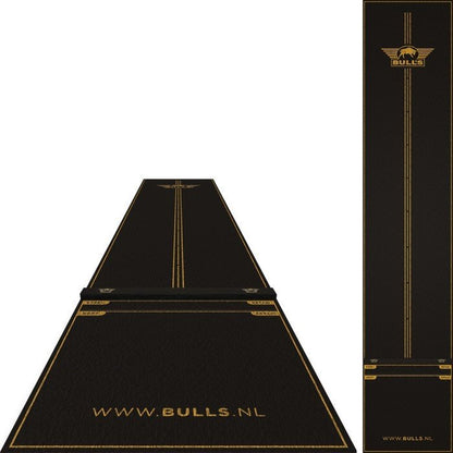 Advantage Black & Gold Dart Mat & Oche | Bulls NL