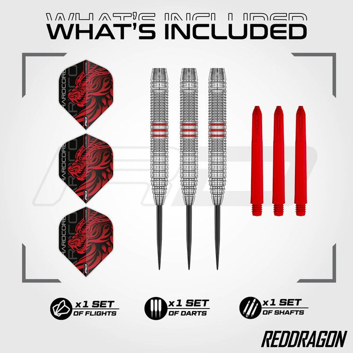 Jonny Clayton Brass Signature Edition Steel Tip Darts | Red Dragon