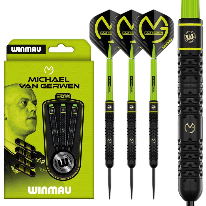 Michael Van Gerwyn Brass Signature Edition Steel Tip Darts | Winmau