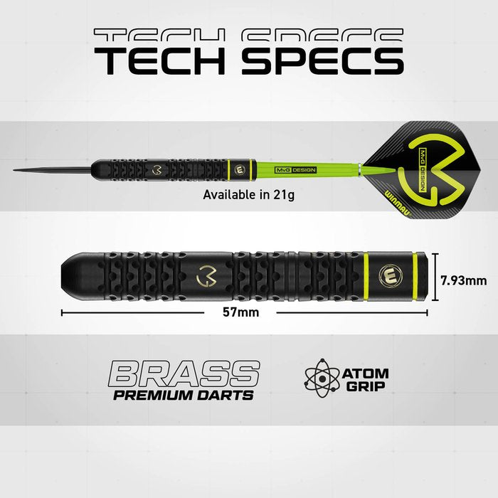Michael Van Gerwyn Brass Signature Edition Steel Tip Darts | Winmau