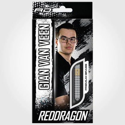 Gian Van Veen Brass Signature Edition Steel Tip Darts | Red Dragon
