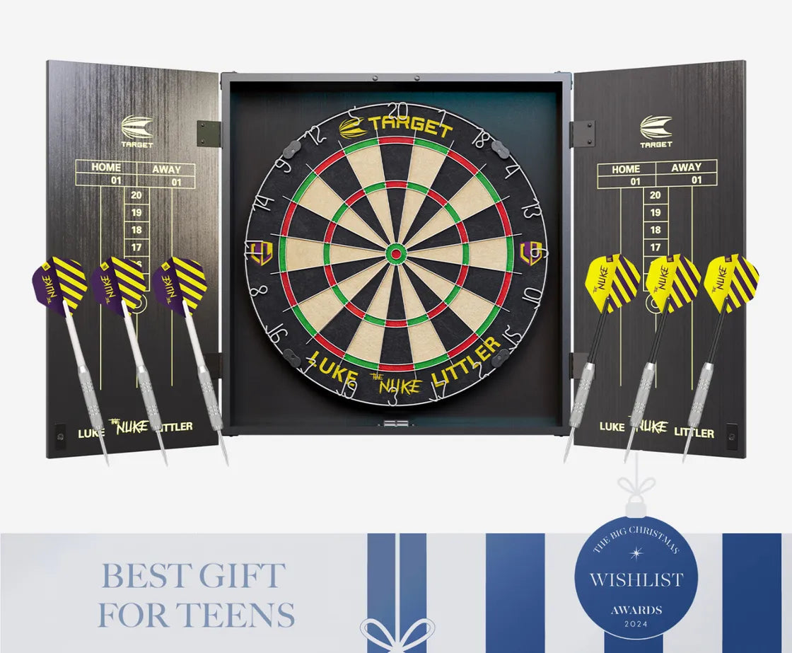 Luke Littler Cabinet & Dartboard Set | Target