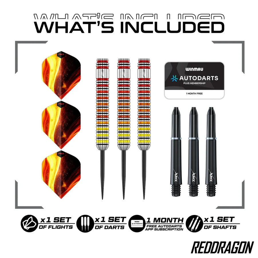 Furnace Steel Tip Darts | Red Dragon