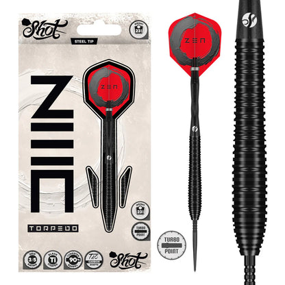 Zen Torpedo Turbo Point Darts | Shot