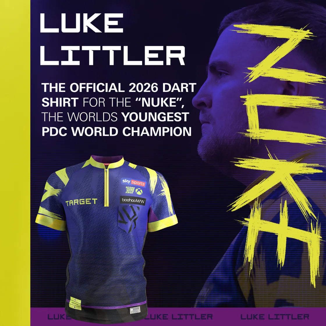 Luke Littler 2026 Playing Shirt | Target