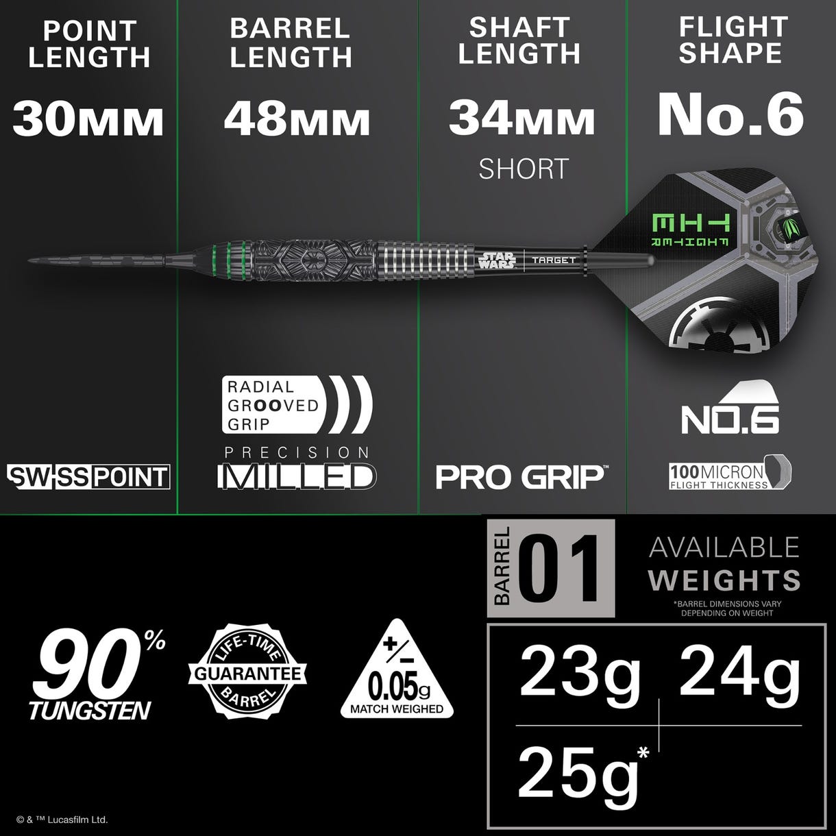 Star Wars Tie Fighter SP Steel Tip Darts | Target