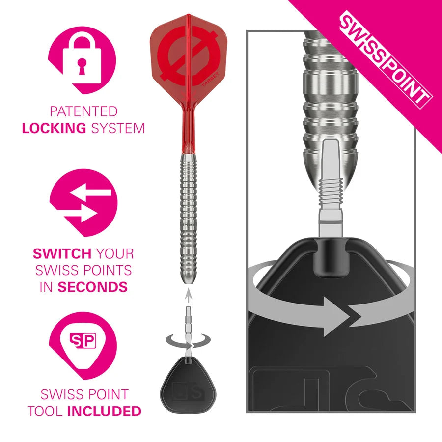 Group Ø 03 SP 50% Tungsten Steel Tip Darts | Target