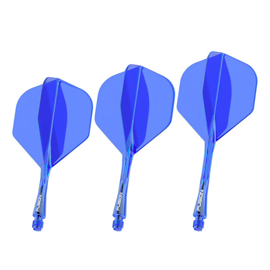 Fusion Integrated Flight & Shaft Blue | Winmau