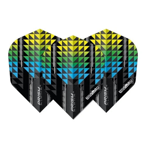 Prism Alpha Yellow & Blue Standard Flights | Winmau